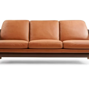 SOFA 3 CHỖ BRIDGE 2M1 GỖ SỒI DA BÒ COGNAC